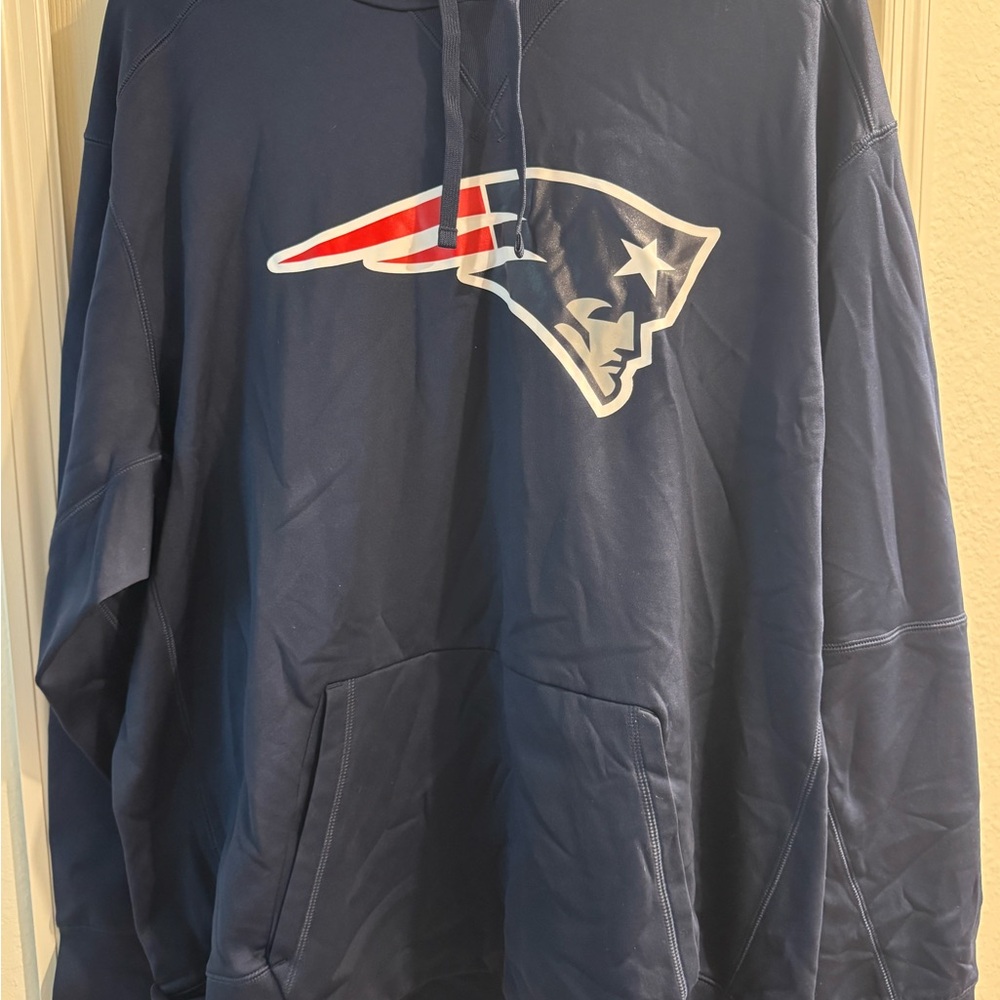 Nike Navy Blue Patriots Hoodie